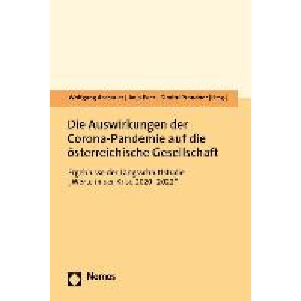 9783756006397 - Die Auswirkungen der Corona-Pandemie auf die österreichische Gesellschaft