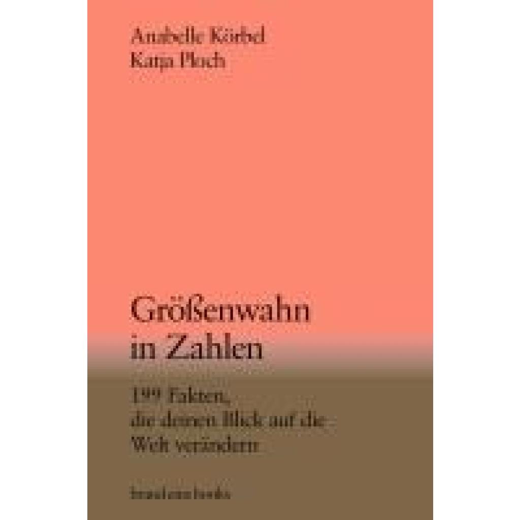 9783989280182 - Größenwahn in Zahlen - Anabelle Körbel Katja Ploch Gebunden