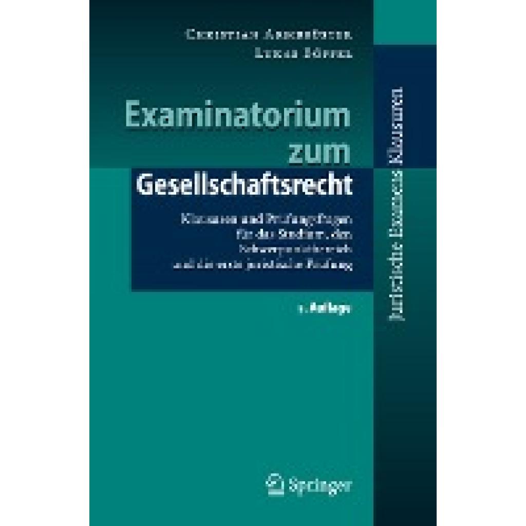 Armbrüster, Christian: Examinatorium zum Gesellschaftsrecht