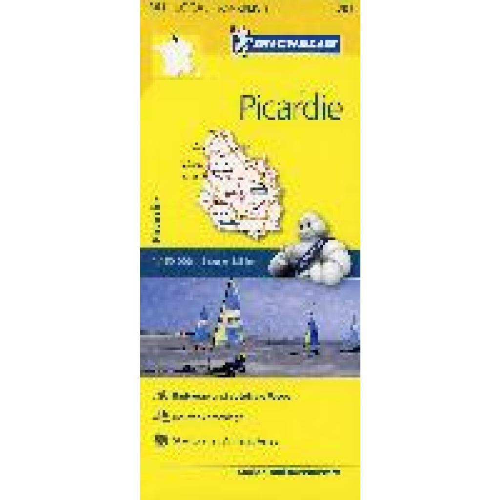 Michelin Localkarte Picardie 1 : 150 000