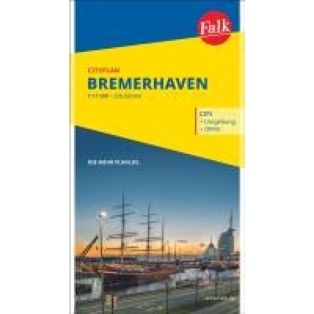 Falk Cityplan Bremerhaven 1:17.500