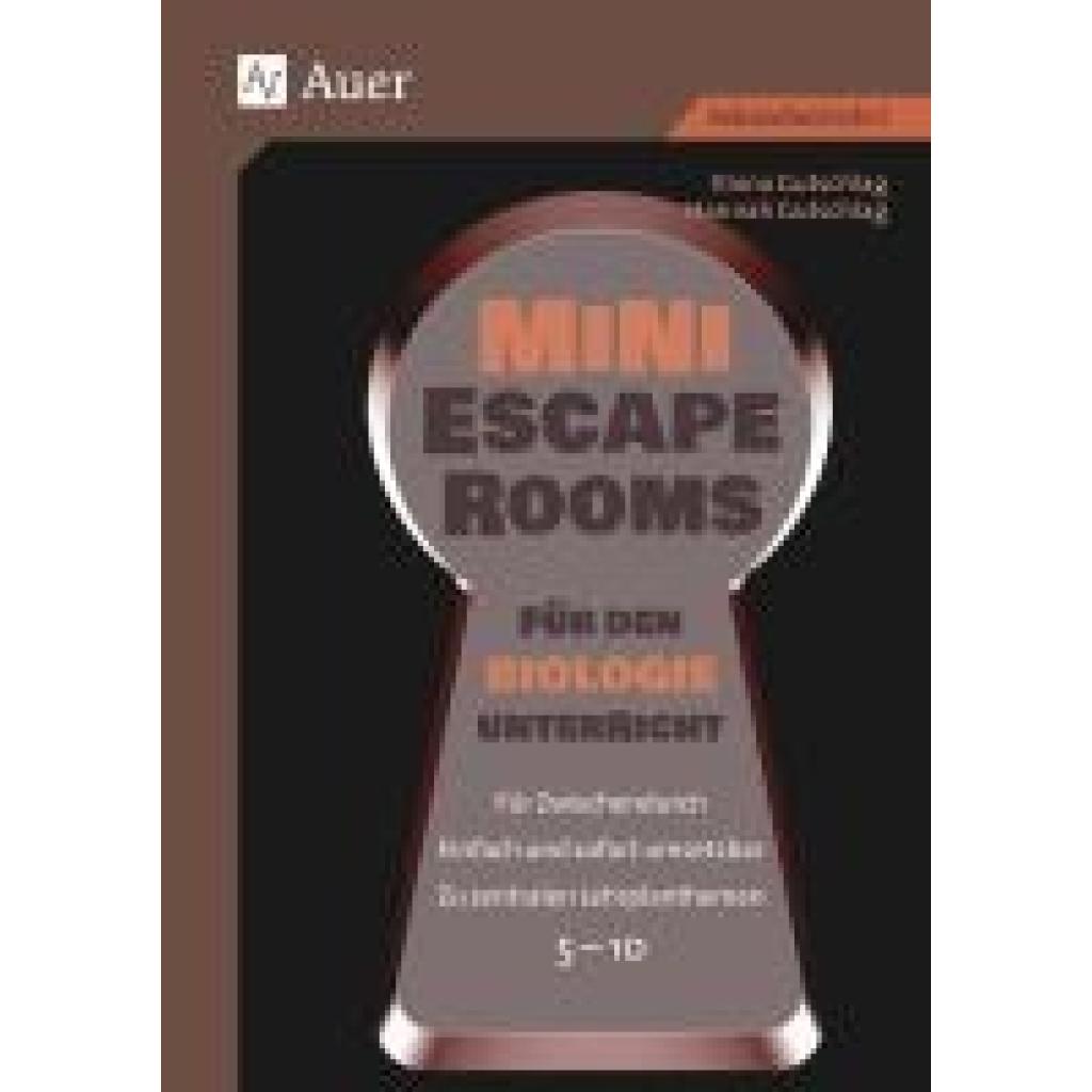 9783403088165 - Mini-Escape Rooms für den Biologieunterricht - Elona Gutschlag Hannah Gutschlag Geheftet 9783403088165 - Mini-Escape Rooms für den Biologieunterricht - Elona Gutschlag Hannah Gutschlag Geheftet