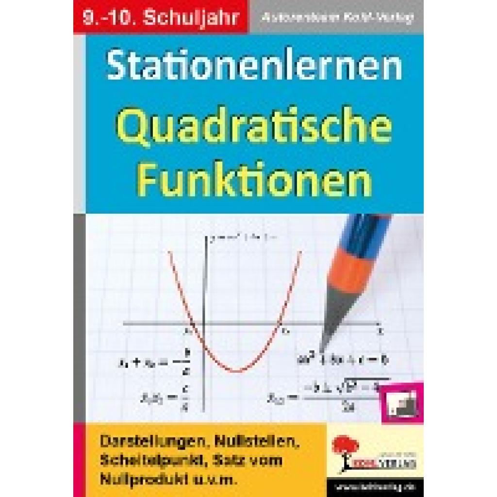 9783985582785 - Stationenlernen Quadratische Funktionen - Sabine Bundle Kartoniert (TB) 9783985582785 - Stationenlernen Quadratische Funktionen - Sabine Bundle Kartoniert (TB)