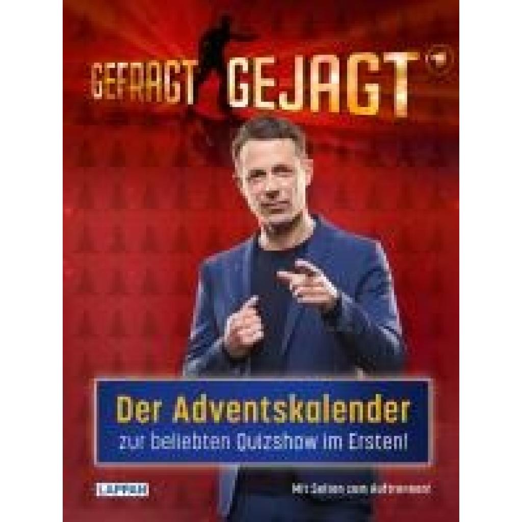 9783830321262 - Gefragt Gejagt - Der Adventskalender zur beliebten Quizshow im Ersten