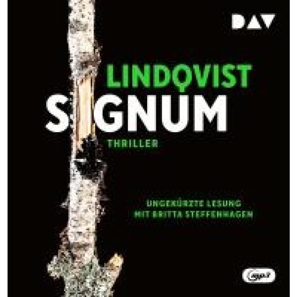 Lindqvist, John Ajvide: Signum.  2 MP3-CDs