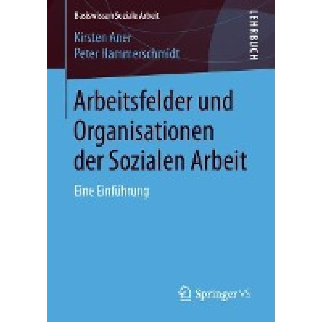 Hammerschmidt, Peter: Arbeitsfelder und Organisationen der Sozialen Arbeit