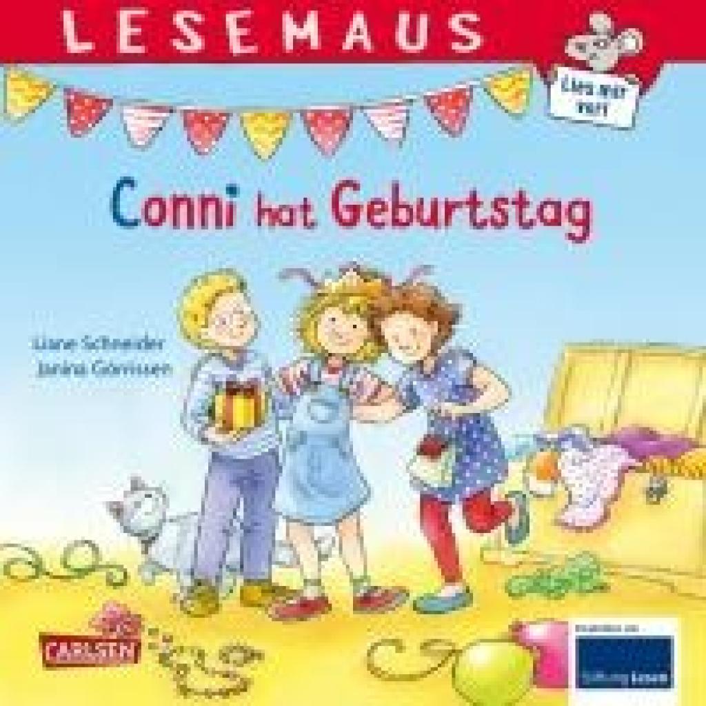 9783551084576 - LESEMAUS Conni hat Geburtstag - Liane Schneider Kartoniert (TB) 9783551084576 - LESEMAUS Conni hat Geburtstag - Liane Schneider Kartoniert (TB)