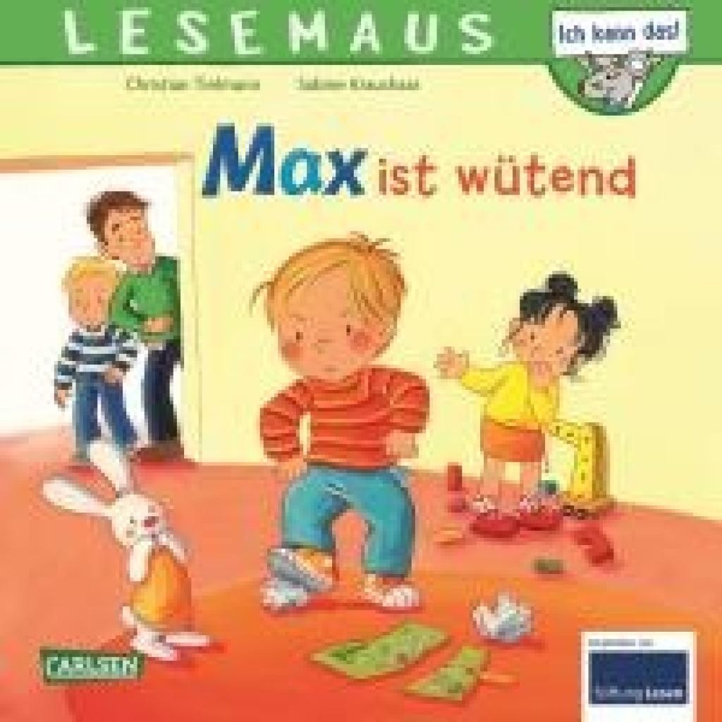 9783551080332 - LESEMAUS 153 Max ist wütend - Christian Tielmann Kartoniert (TB)