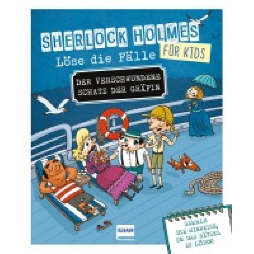 9783741527654 - Sherlock für Kids - Löse die Fälle - Der verschwundene Schatz der Gräfin - Sandra Lebrun Kartoniert (TB)