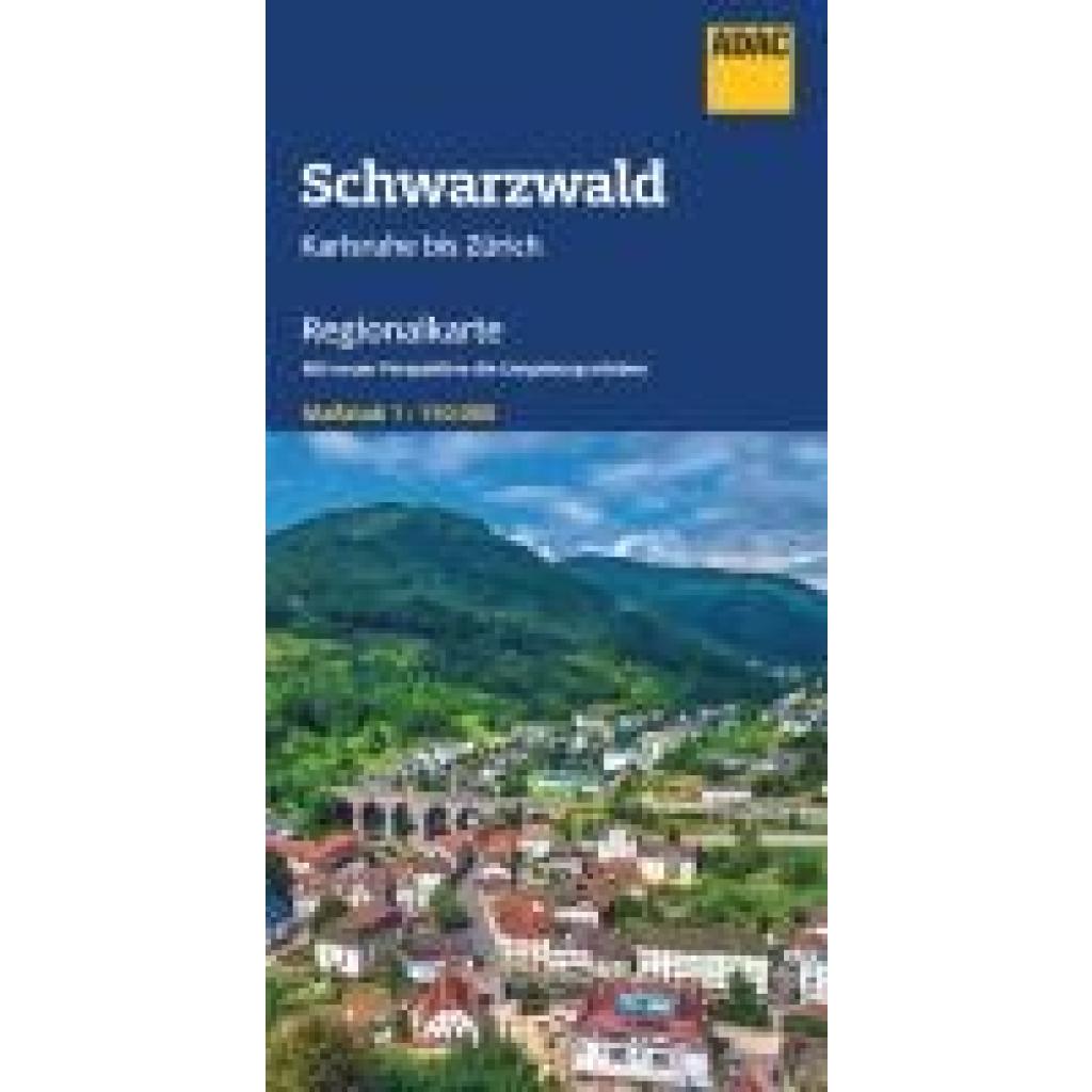 ADAC Regionalkarte 14 Schwarzwald 1:150.000