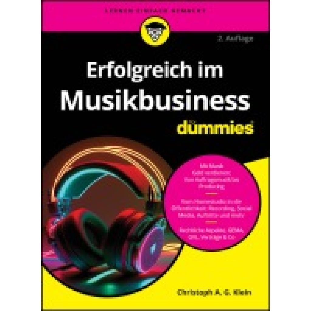 9783527721696 - Erfolgreich im Musikbusiness für Dummies - Christoph A G Klein Kartoniert (TB)