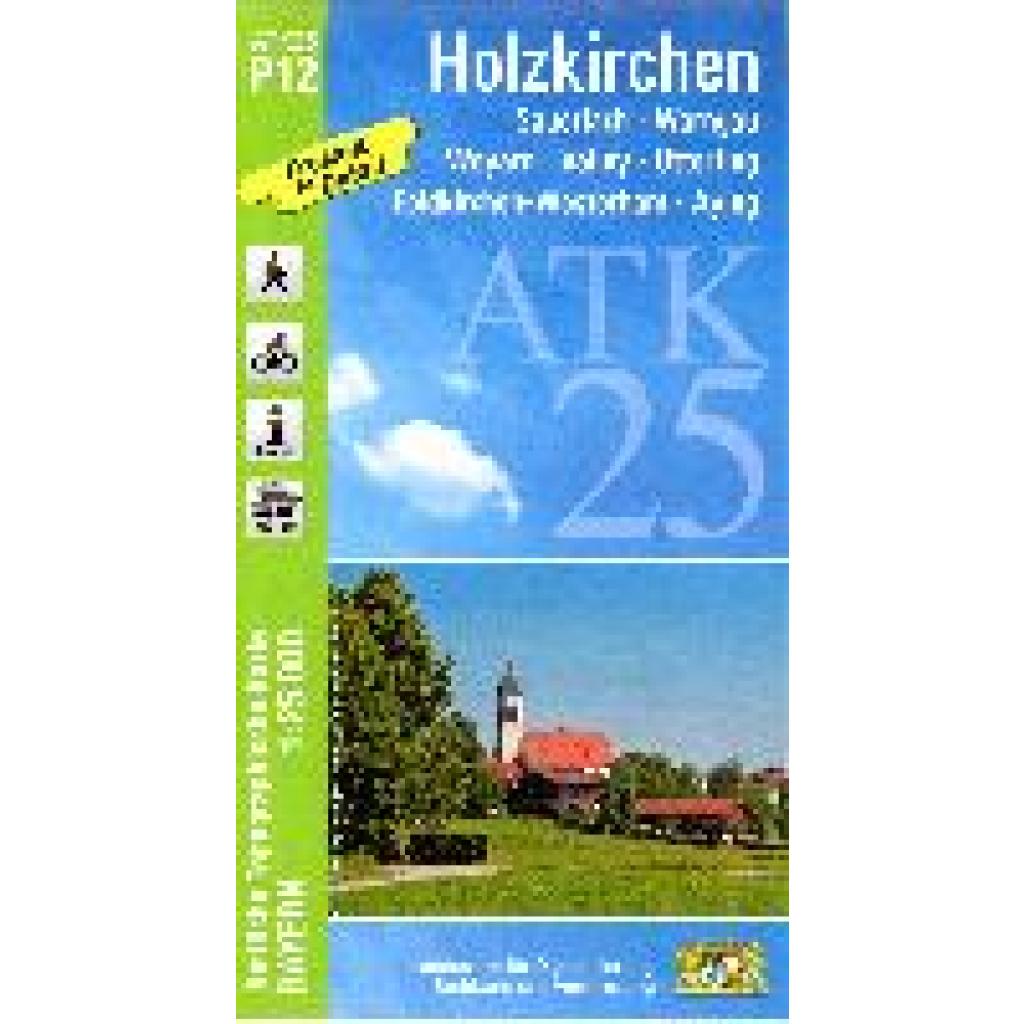 ATK25-P12 Holzkirchen (Amtliche Topographische Karte 1:25000)