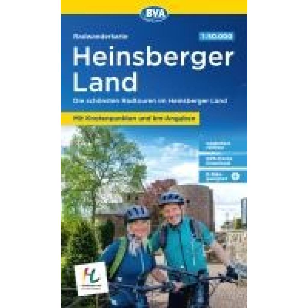 9783969901991 - BVA Radwanderkarte Heinsberger Land 150000 mit Knotenpunkten reiß- und wetterfest GPS-Tracks Download E-Bike geeignet Karte (im Sinne von Landkarte)