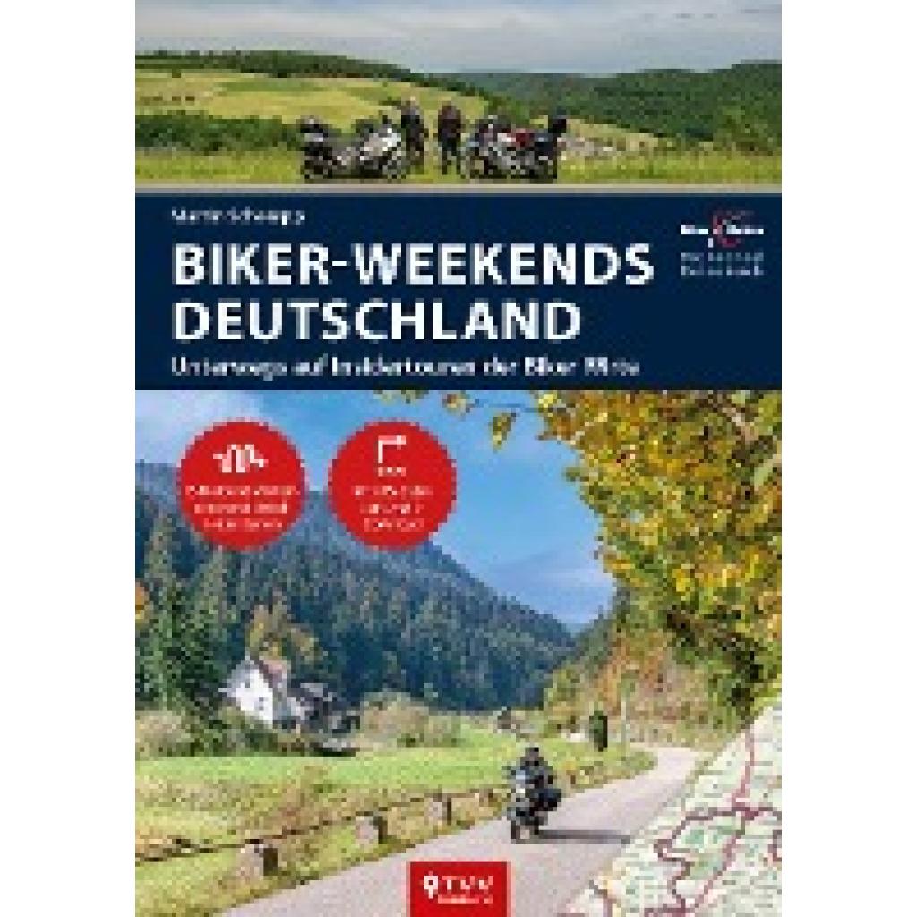 9783965990449 - Motorrad Reiseführer Biker Weekends Deutschland - Martin Schempp Kartoniert (TB)