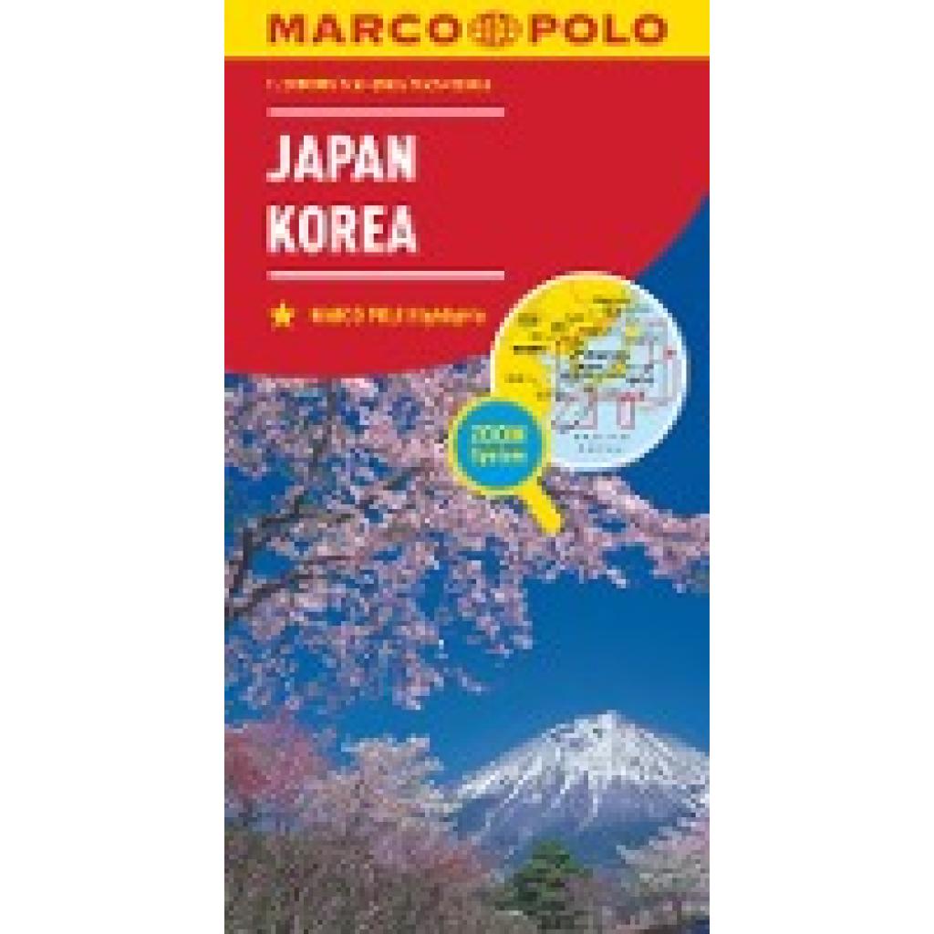 9783829739528 - MARCO POLO Kontinentalkarte Japan Korea 12 000 000
