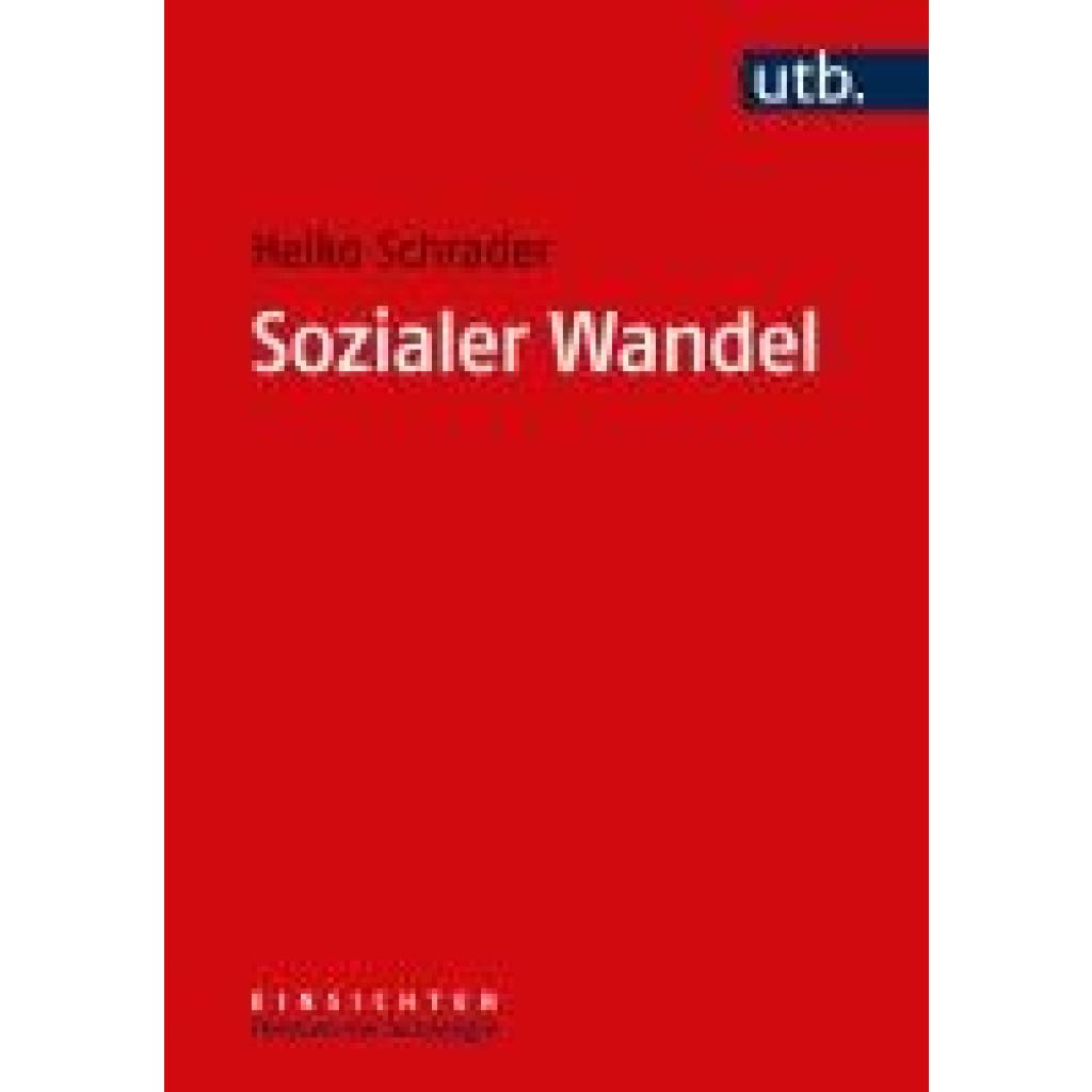 9783825262389 - Sozialer Wandel - Heiko Schrader Taschenbuch