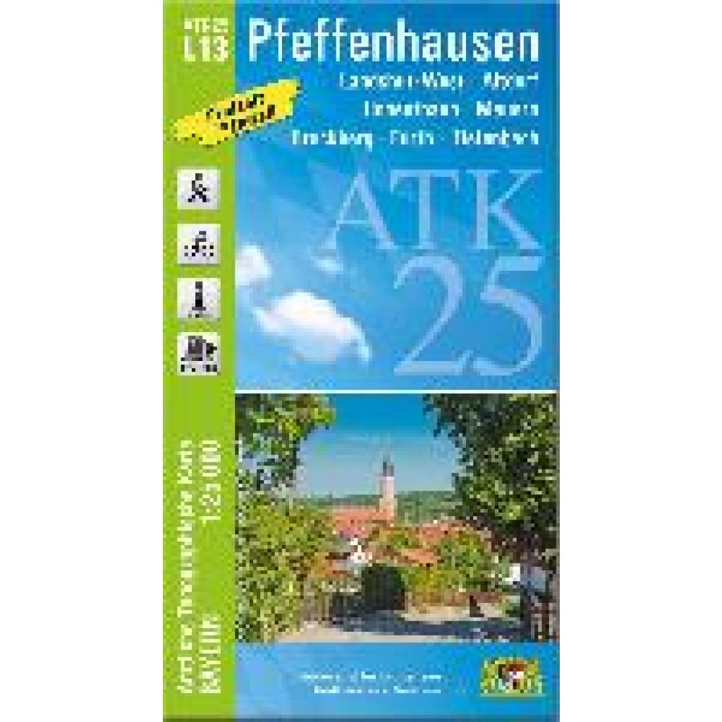 9783987760006 - ATK25 Amtliche Topographische Karte 125000 Bayern ATK25-L13 Pfeffenhausen (Amtliche Topographische Karte 125000) Karte (im Sinne von Landkarte) 9783987760006 - ATK25 Amtliche Topographische Karte 125000 Bayern ATK25-L13 Pfeffenhausen (Amtliche Topographische Karte 125000) Karte (im Sinne von Landkarte)