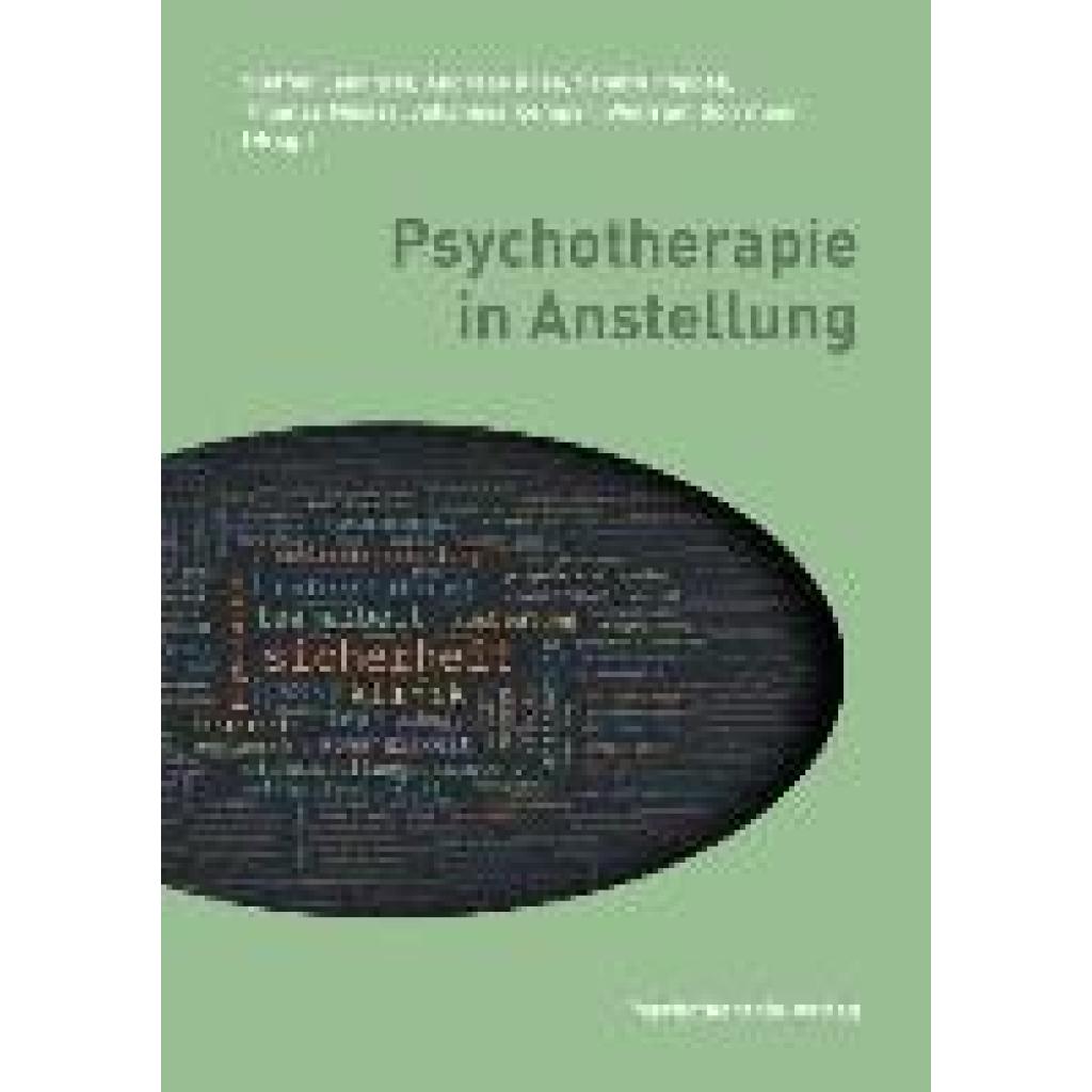 9783863331054 - Psychotherapie in Anstellung Gebunden