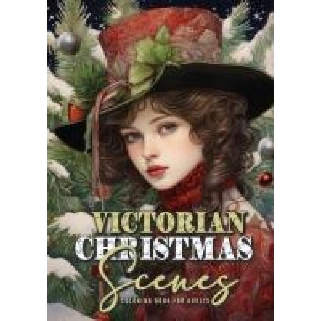 Publishing, Monsoon: Victorian Christmas Scenes Coloring Book for Adults