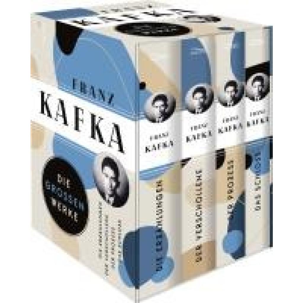 Kafka, Franz: Franz Kafka, Die großen Werke (Die Erzählungen - Der Verschollene - Der Prozess - Das Schloss) (4 Bände im