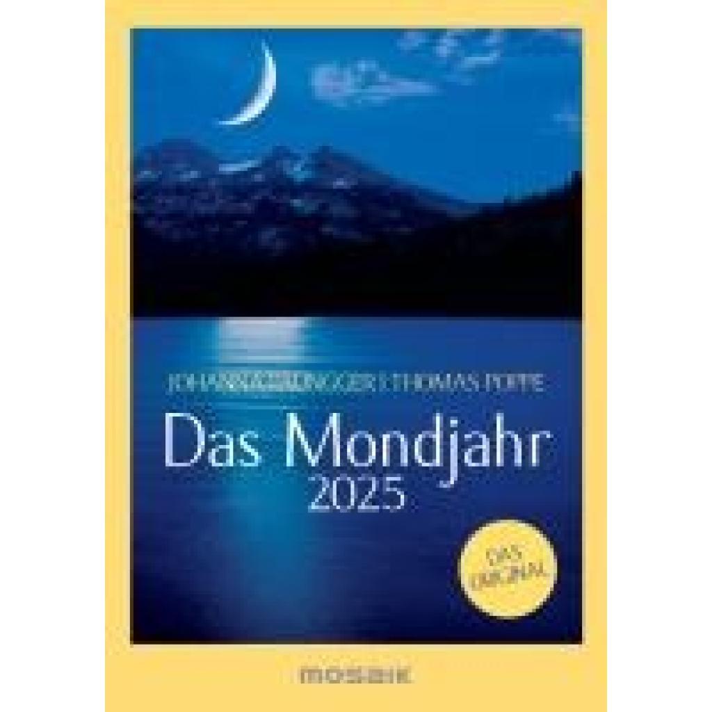 Paungger, Johanna: Das Mondjahr 2025 - s/w Taschenkalender