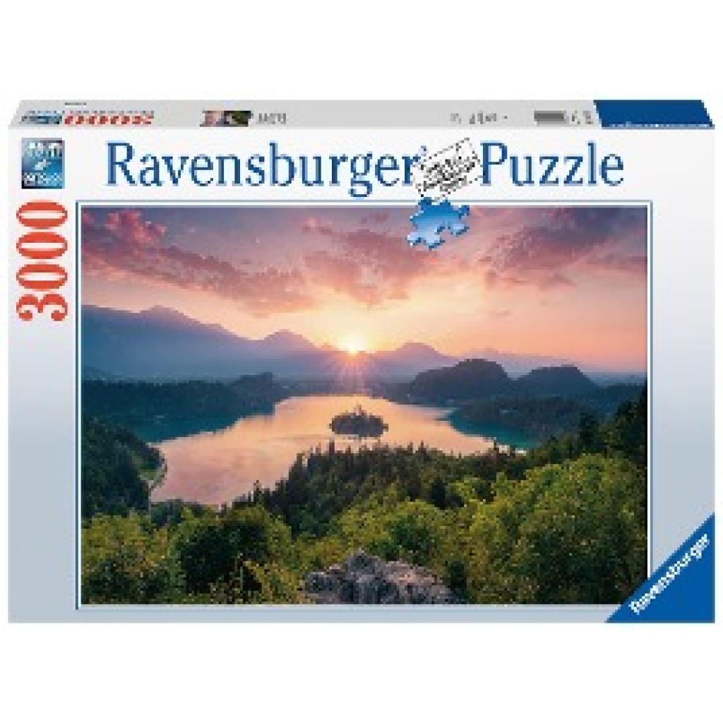 Ravensburger Puzzle 17445 Bleder See, Slowenien - 3000 Teile Puzzle für Erwachsene und Kinder ab 14 Jahren