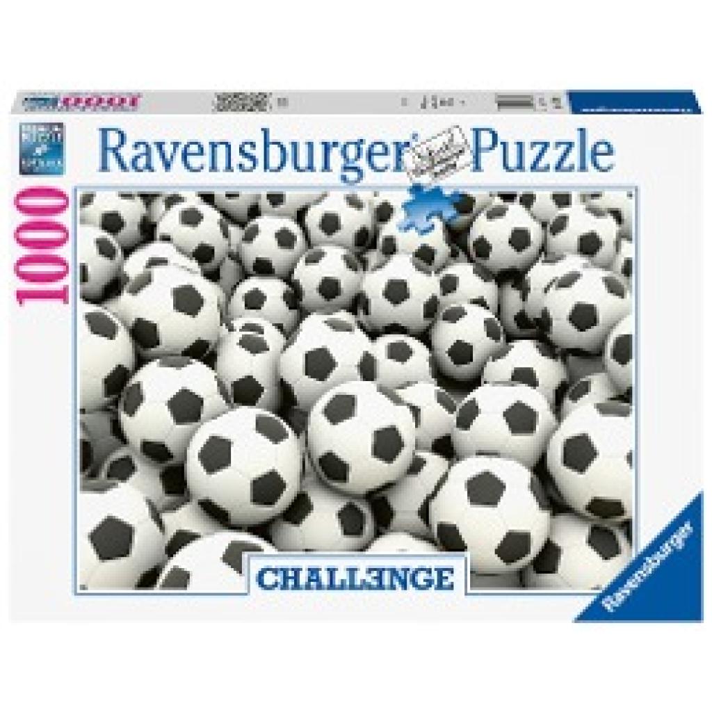 Ravensburger Challenge Puzzle 17363 - Fußball Challenge - 1000 Teile Puzzle 14 Jahren