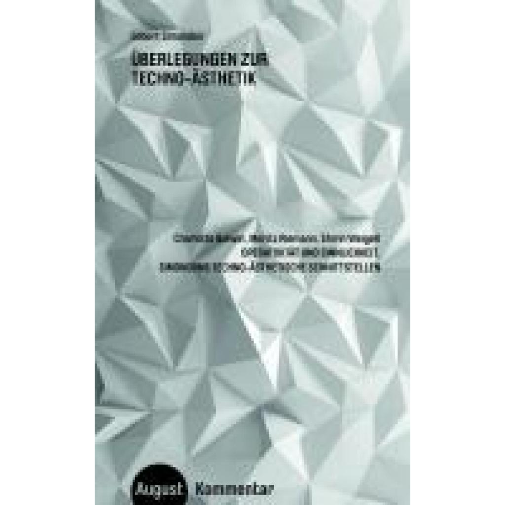 9783751890274 - Simondon Gilbert Überlegungen zur Techno-Ästhetik 9783751890274 - Simondon Gilbert Überlegungen zur Techno-Ästhetik