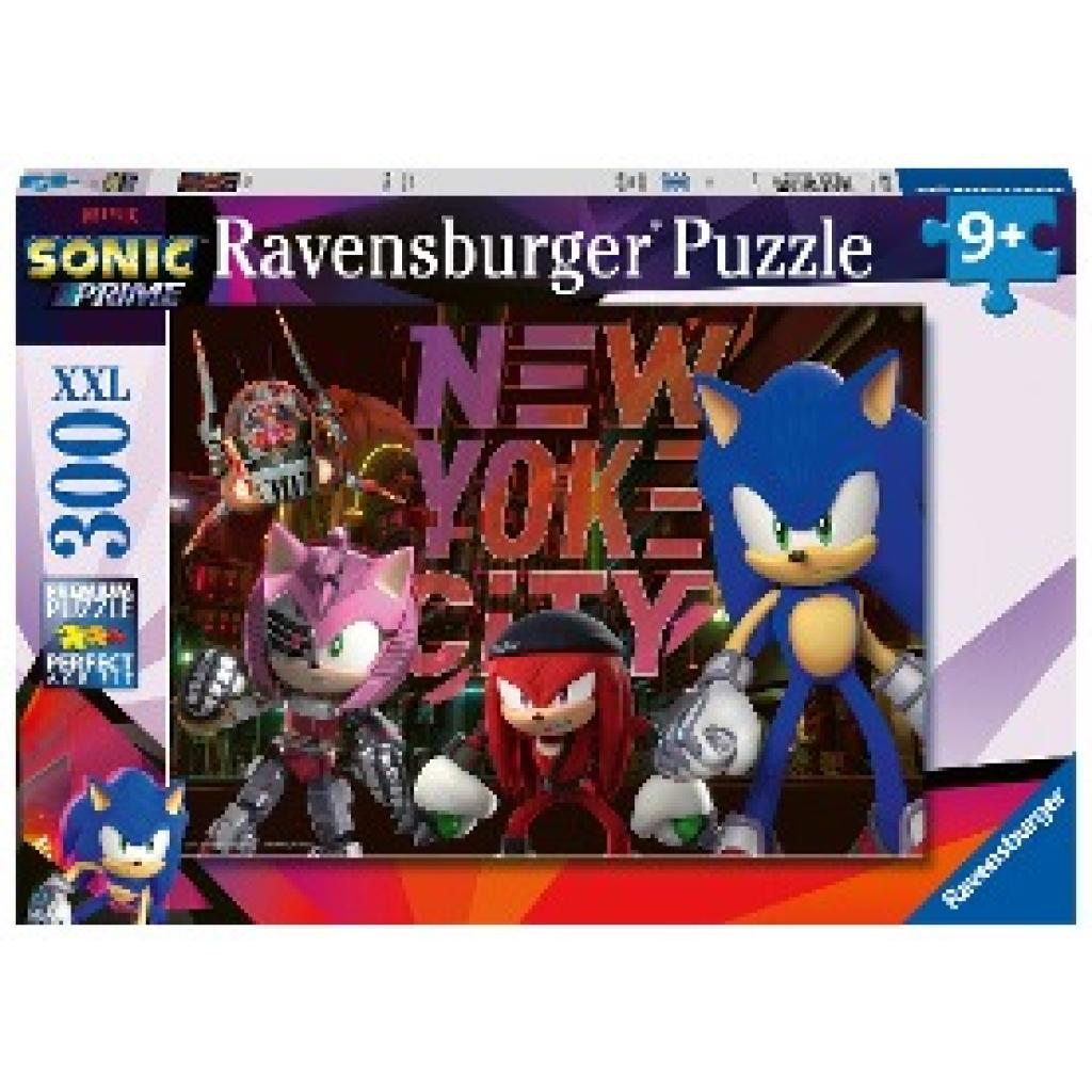 Ravensburger Kinderpuzzle 13384 - Die Parallelwelt - 300 Teile XXL Sonic Puzzle für Kinder ab 9 Jahren