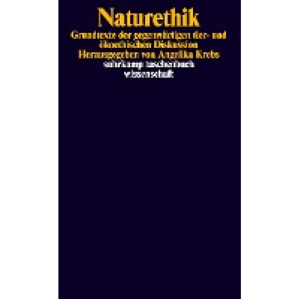 9783518288627 - Naturethik Taschenbuch