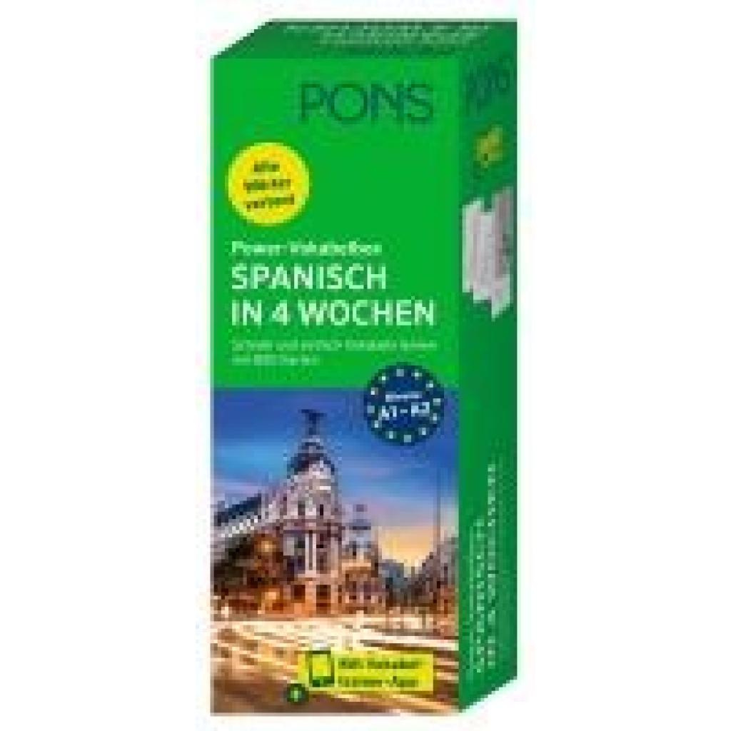 9783125660212 - PONS Power-Vokabelbox Spanisch in 4 Wochen Gebunden