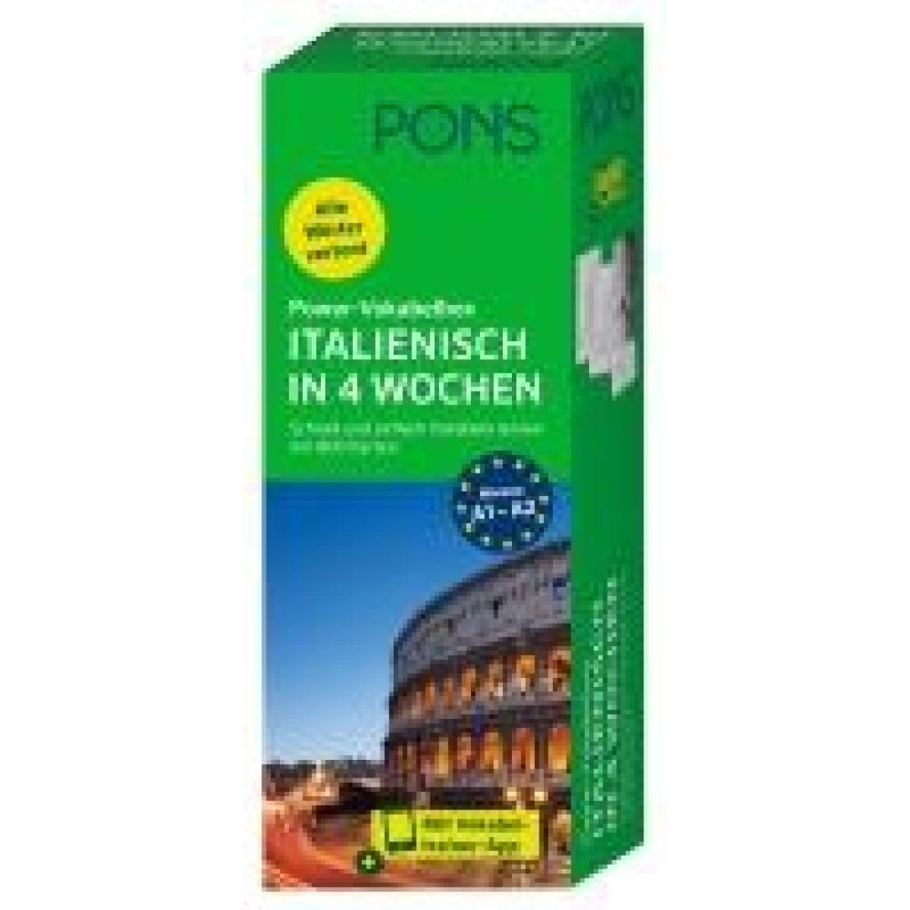 9783125660205 - PONS Power-Vokabelbox Italienisch in 4 Wochen Gebunden 9783125660205 - PONS Power-Vokabelbox Italienisch in 4 Wochen Gebunden