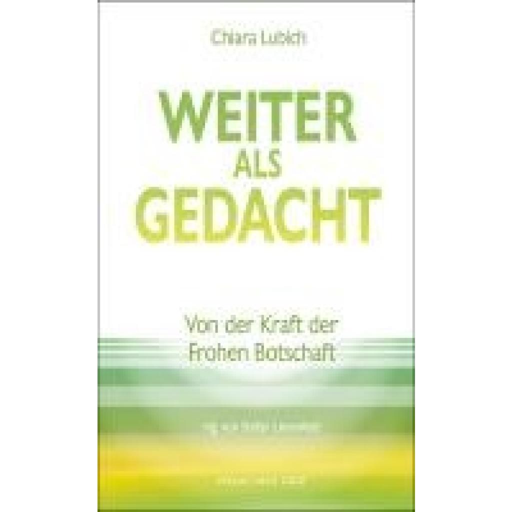 9783734613302 - Lubich Chiara Weiter als gedacht