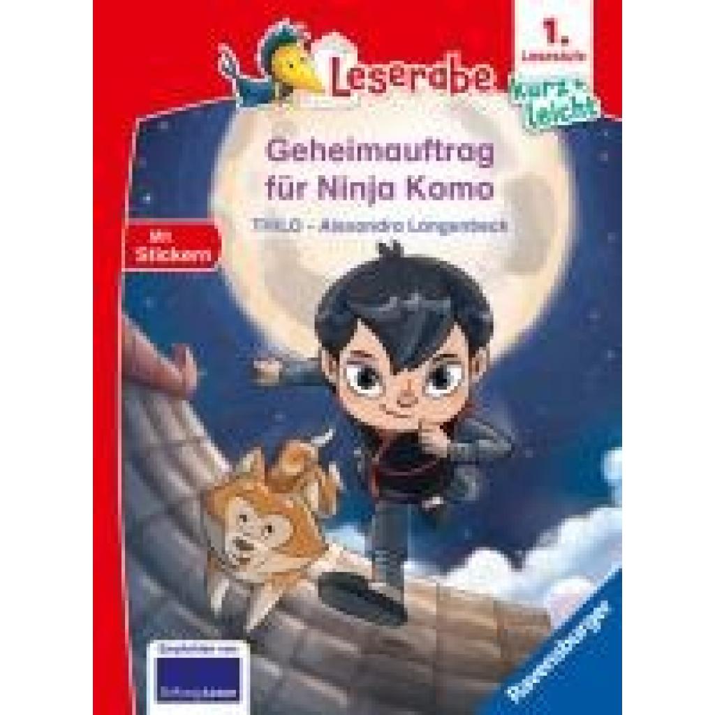 9783473463138 - Geheimauftrag für Ninja Komo - lesen lernen mit dem Leseraben - Erstlesebuch - Kinderbuch ab 6 Jahren - Lesenlernen 1 Klasse Jungen und Mädchen (Leserabe 1 Klasse) - Thilo Gebunden