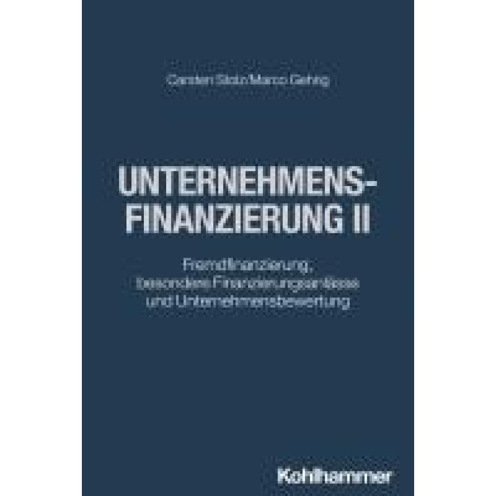 9783170444591 - Stolz Carsten Unternehmensfinanzierung II