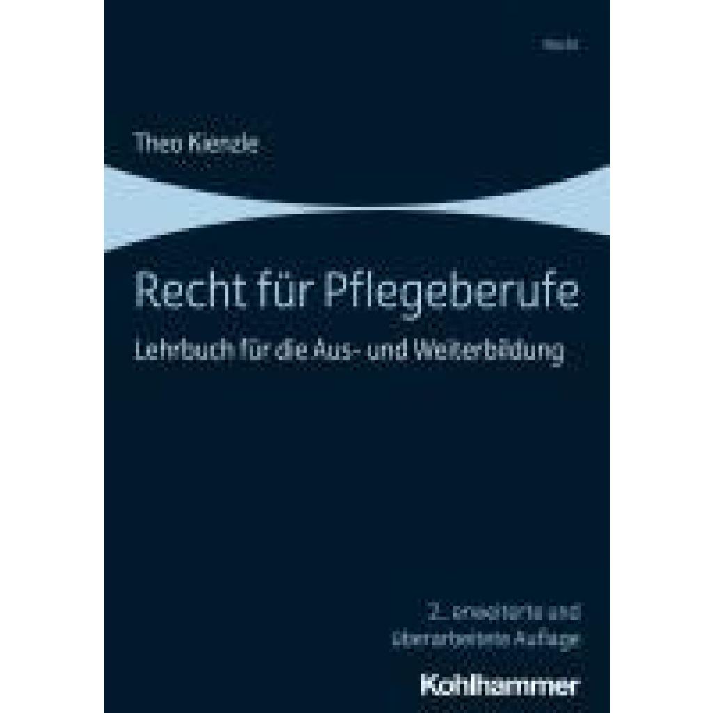 9783170441125 - Recht für Pflegeberufe - Theo Kienzle Kartoniert (TB)