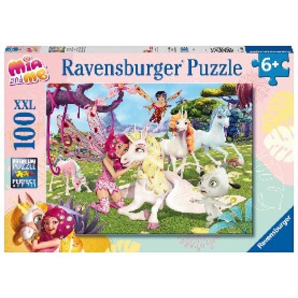 Ravensburger Kinderpuzzle 13388 - Wahre Einhorn-Freundschaft - 100 Teile XXL Mia and Me Puzzle für Kinder ab 6 Jahren