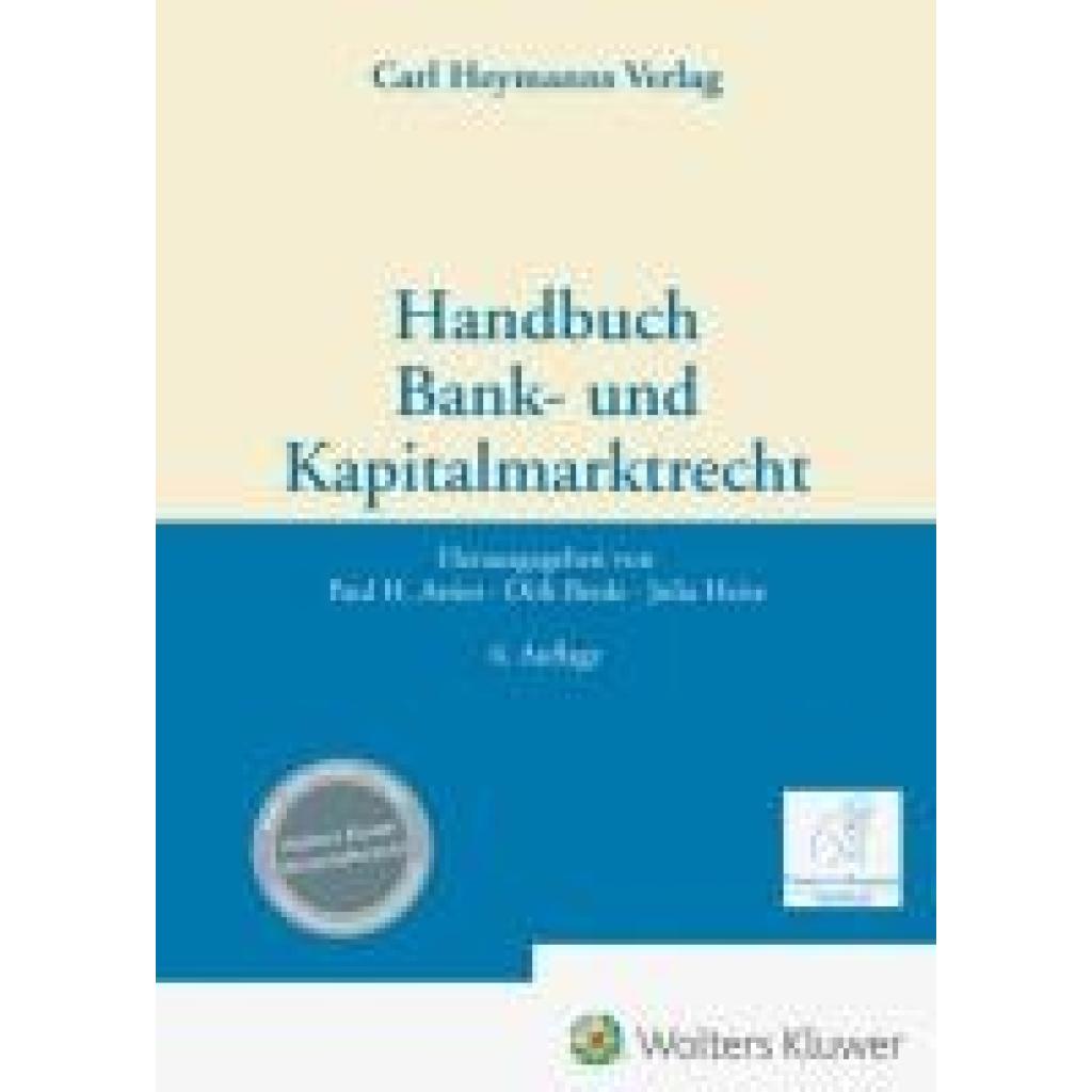 9783452298546 - Handbuch Bank- und Kapitalmarktrecht 9783452298546 - Handbuch Bank- und Kapitalmarktrecht