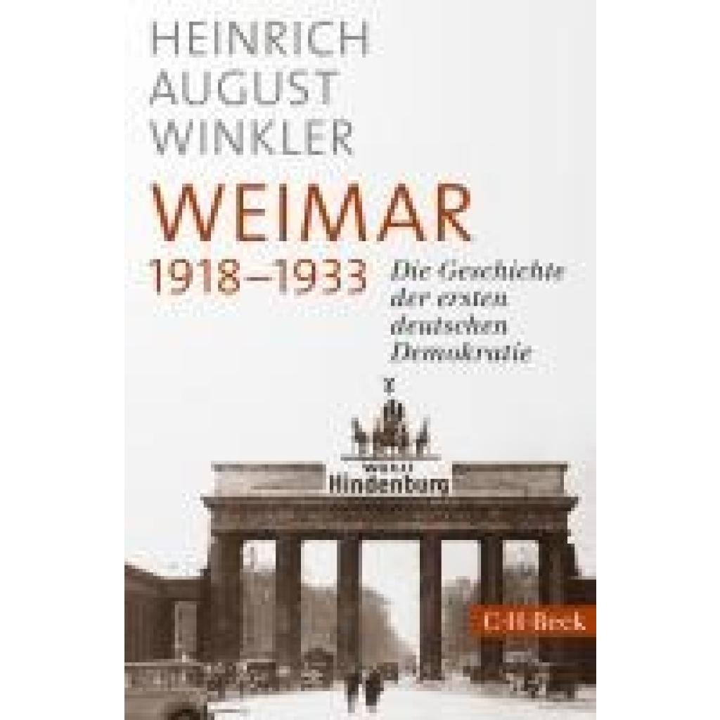 9783406817663 - Weimar 1918-1933 - Heinrich August Winkler Kartoniert (TB)