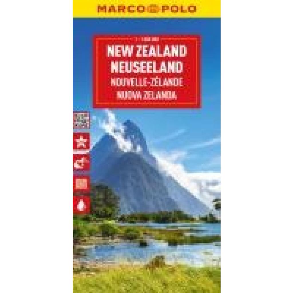 9783575018649 - MARCO POLO Reisekarte Neuseeland 11 Mio Karte (im Sinne von Landkarte)