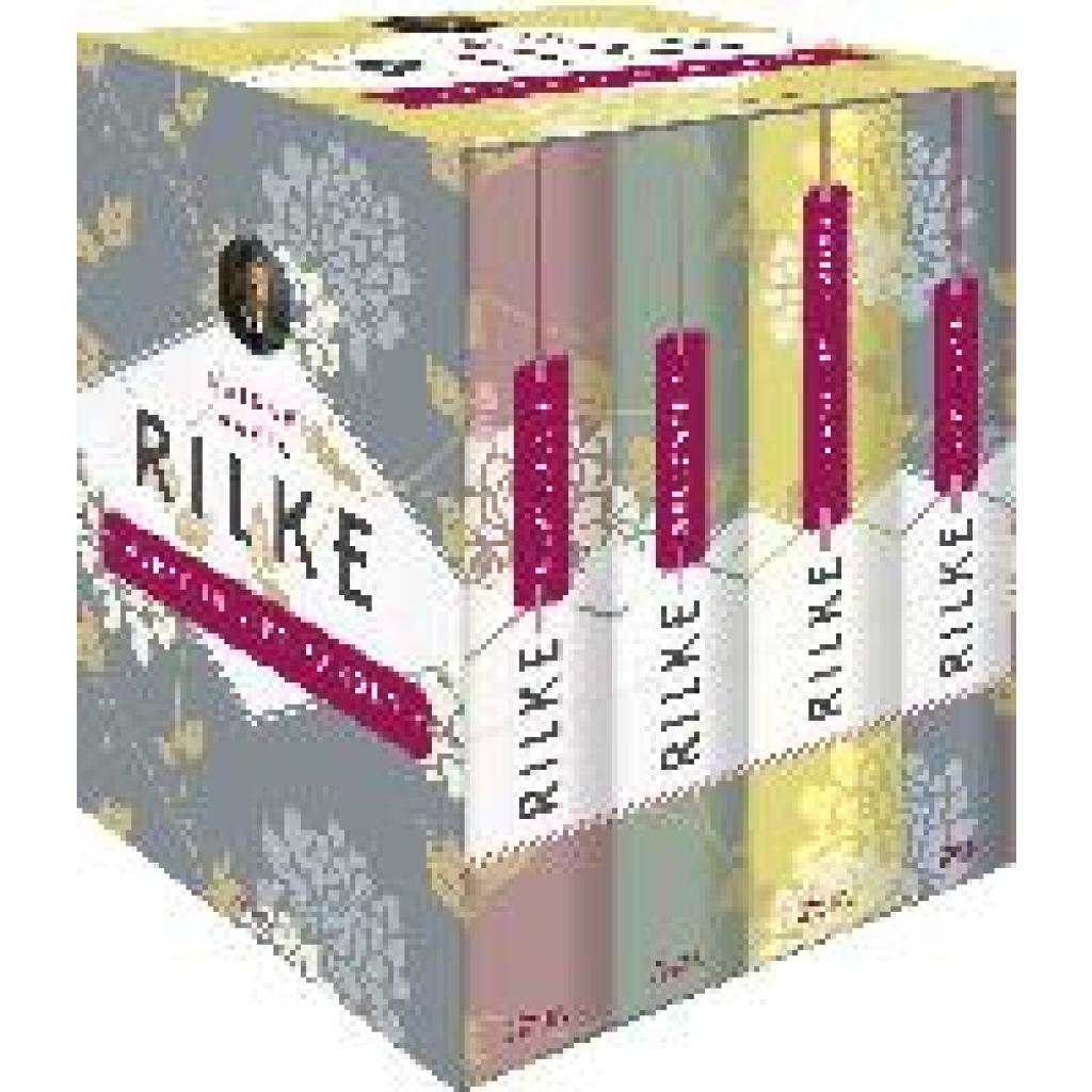 Rilke, Rainer Maria: Rainer Maria Rilke, Werke in vier Bänden (Gedichte I - Gedichte II - Erzählende Prosa - Schriften) 