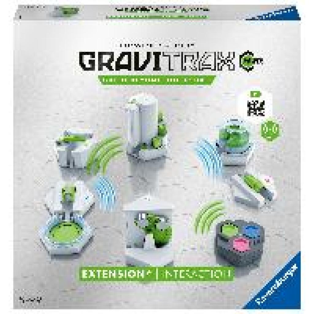 Ravensburger GraviTrax Power Erweiterung Interaction - Ideales Zubehör für spektakuläre Kugelbahnen, Konstruktionsspielz