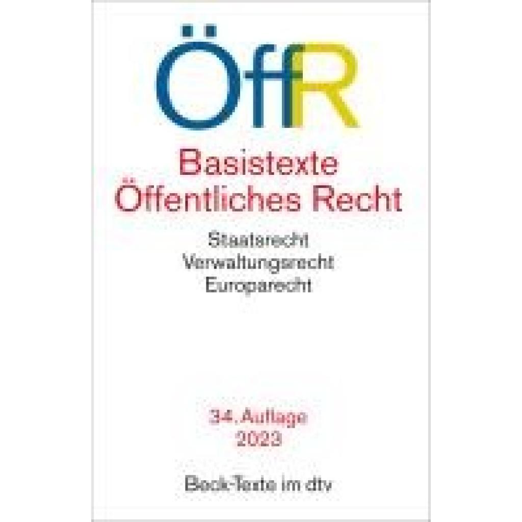 Basistexte Öffentliches Recht