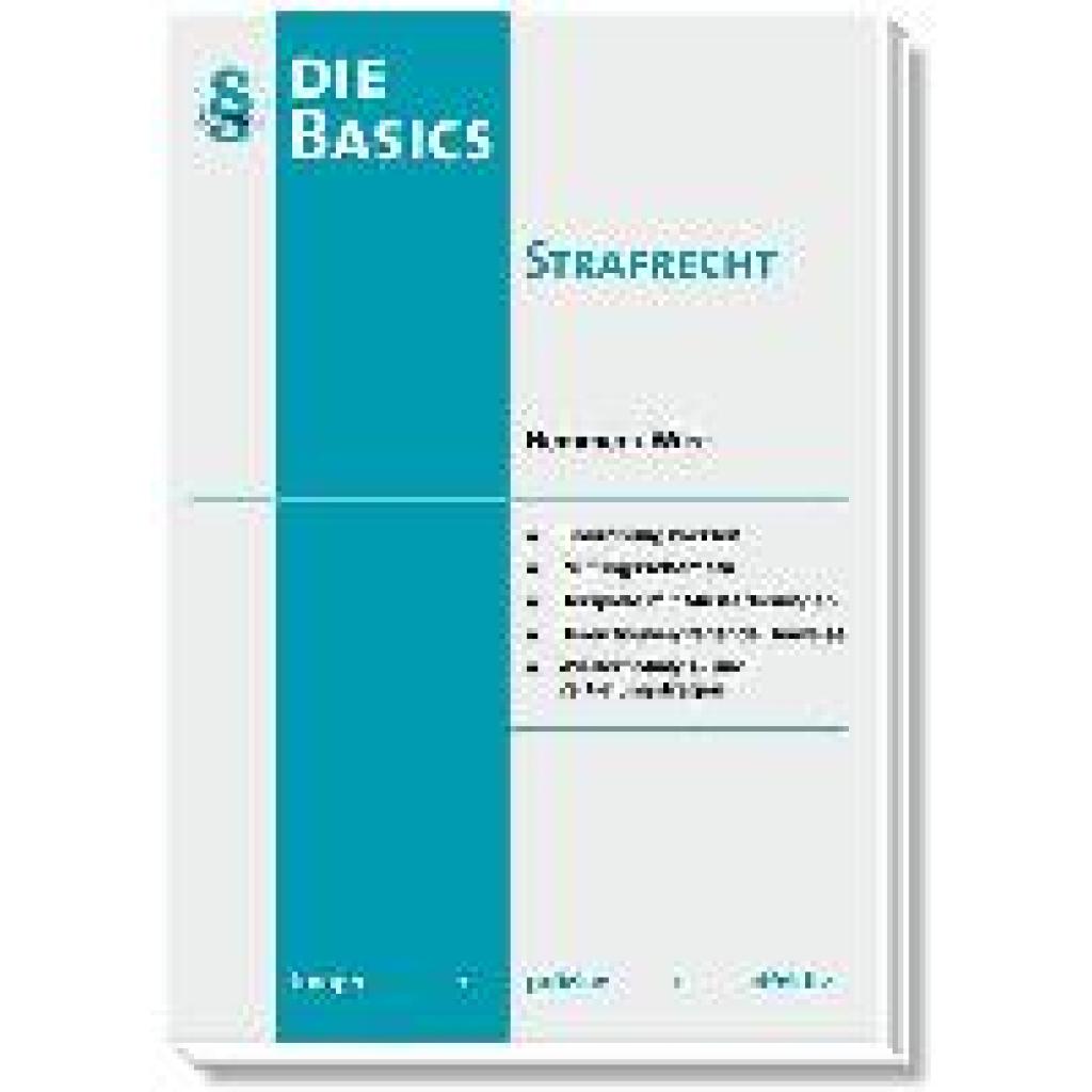 9783968382289 - Basics Strafrecht - Karl-Edmund Hemmer Achim Wüst Bernd Berberich Gebunden