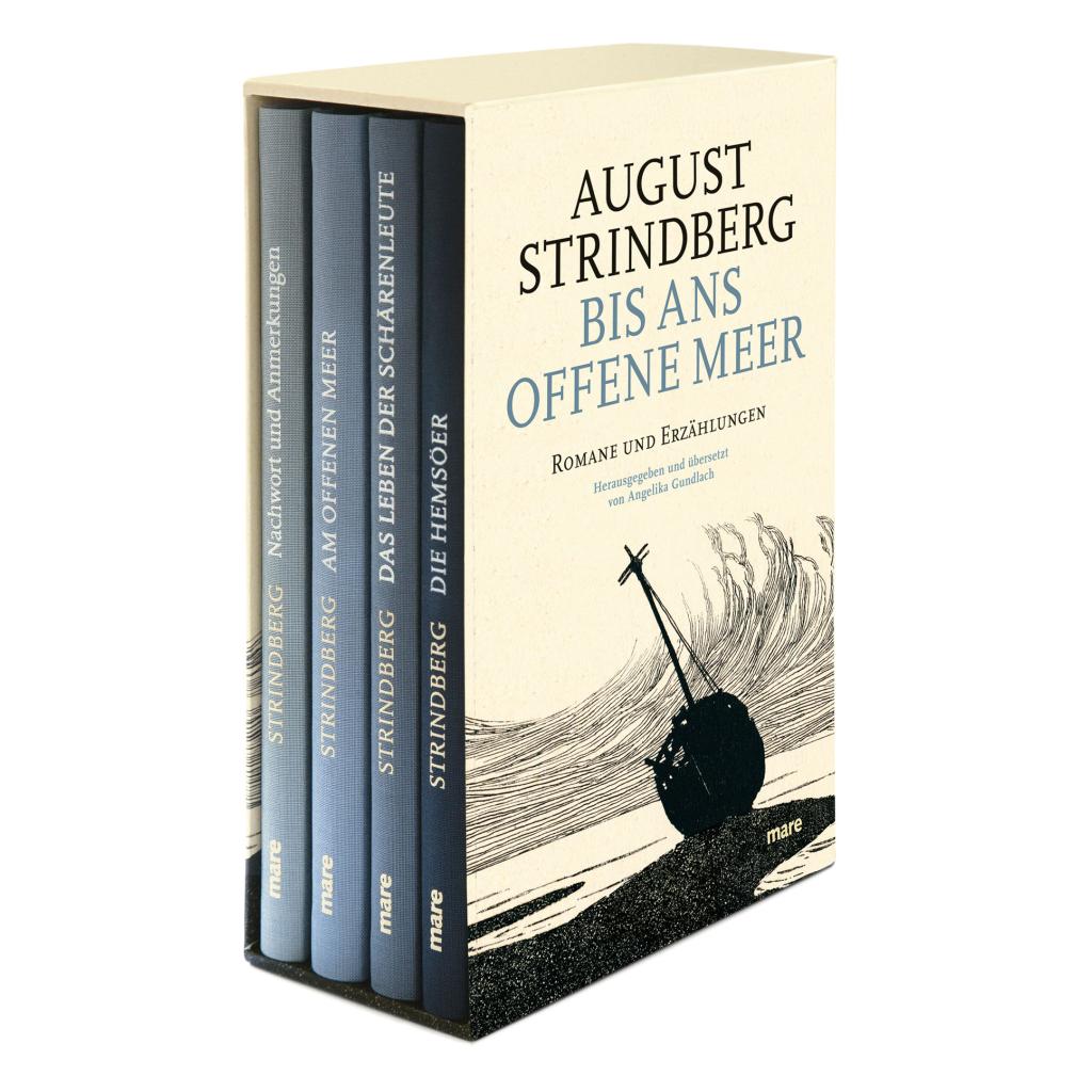 Strindberg, August: Bis ans offene Meer. 4 Bände