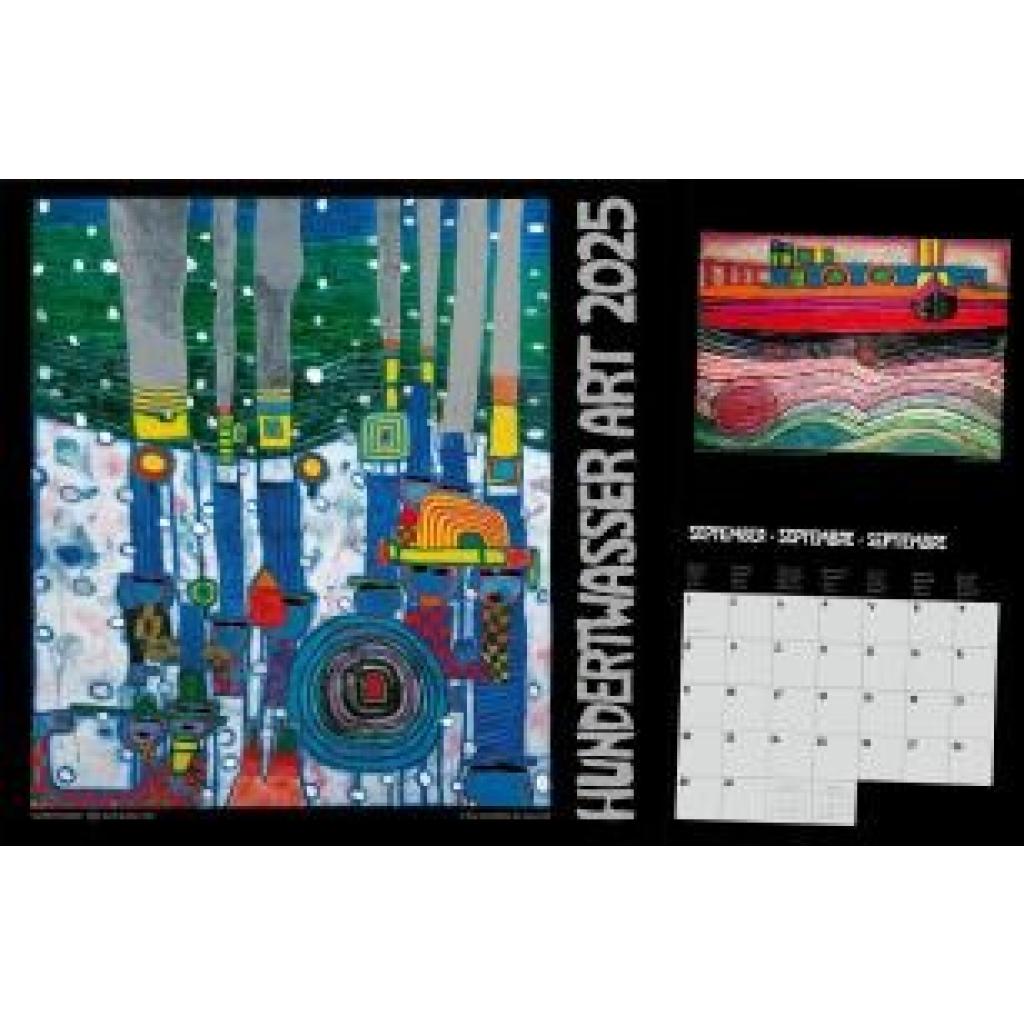 Hundertwasser Broschürenkalender Art 2025