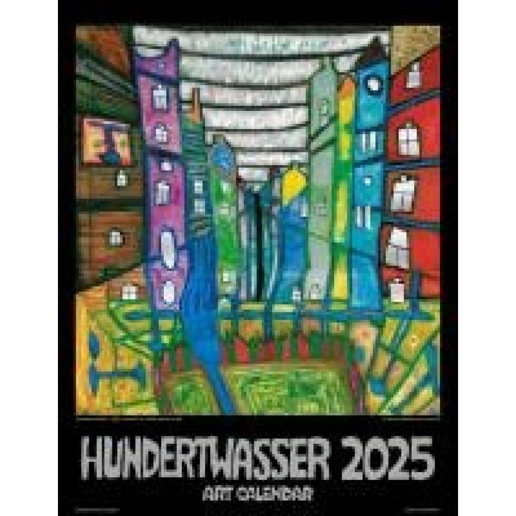 Hundertwasser Art Calendar 2025