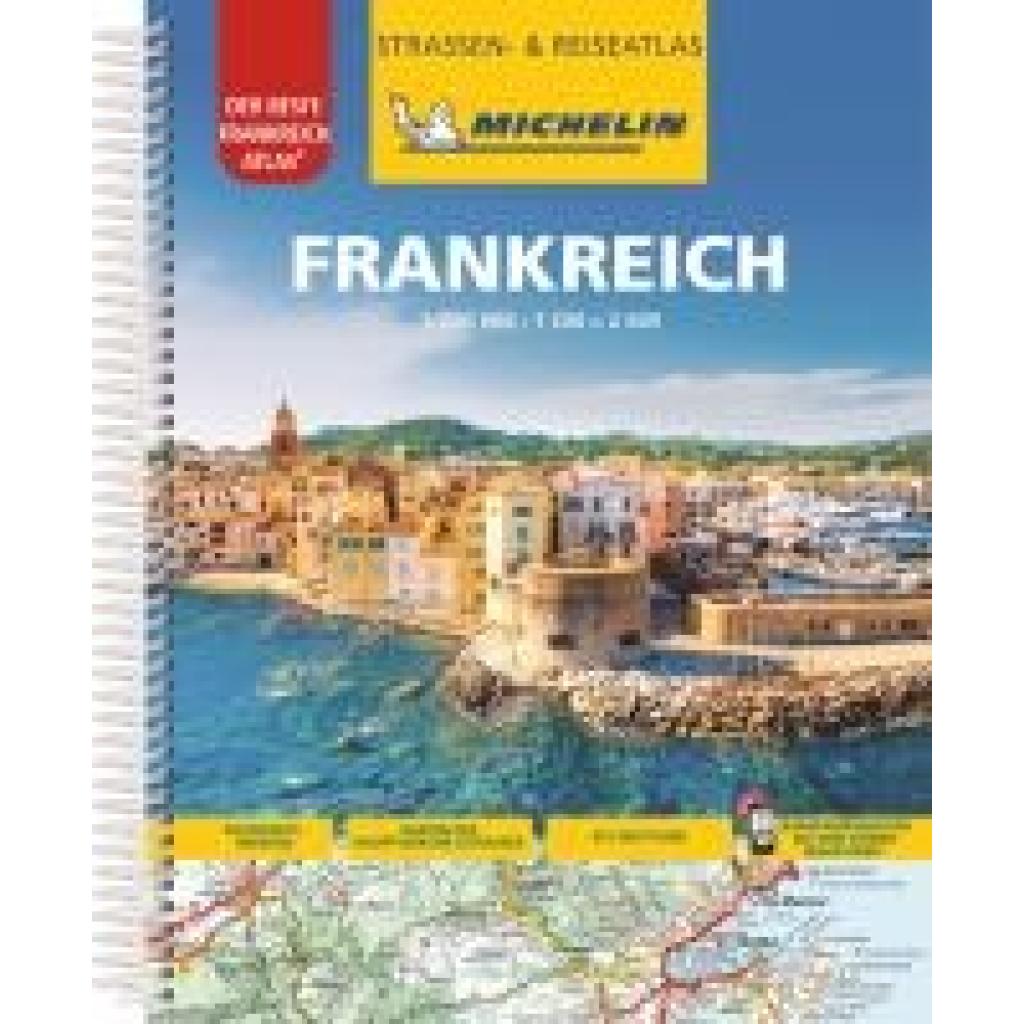 Michelin Atlas Frankreich (DIN A4) Spiralbindung