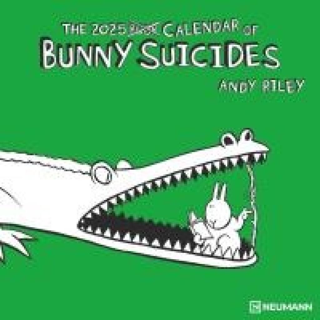 Bunny Suicides 2025 - Wand-Kalender - Broschüren-Kalender - 30x30 - 30x60 geöffnet - Cartoon