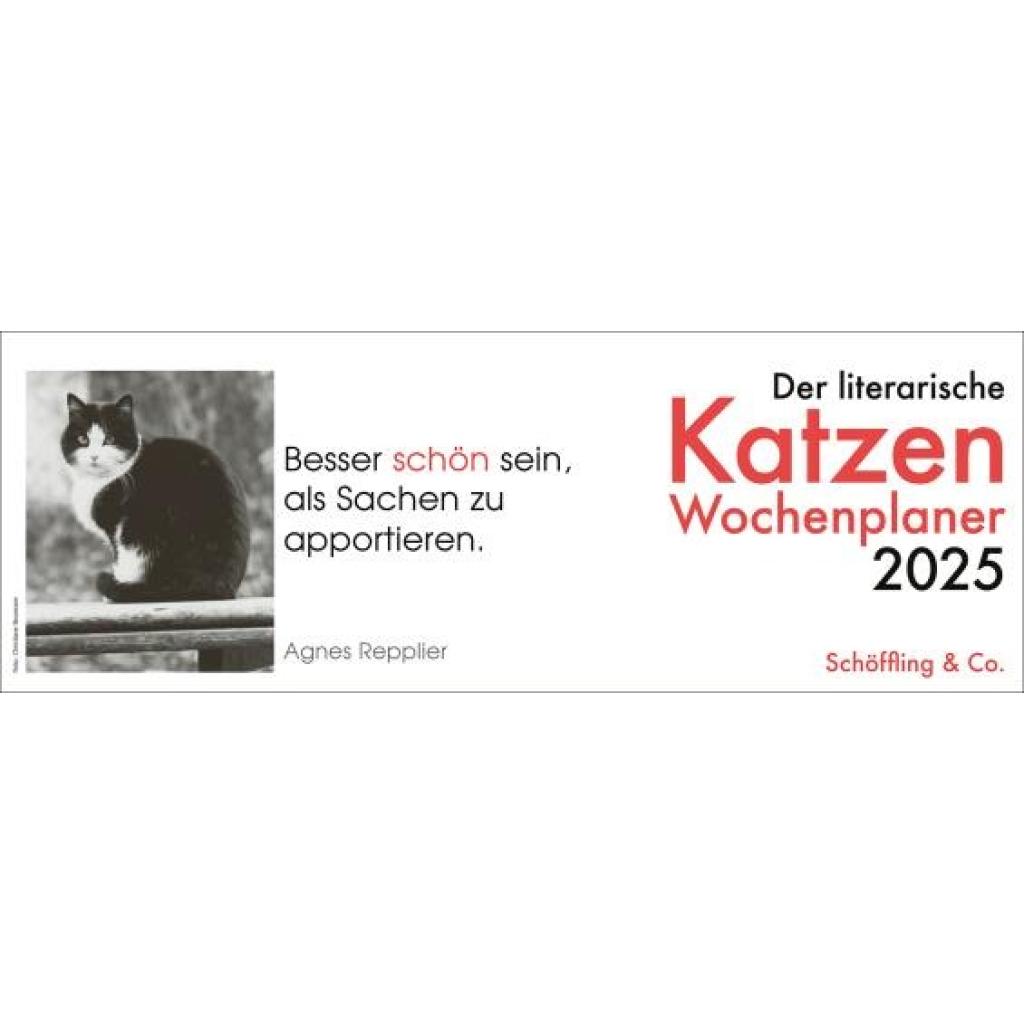 Bachstein, Julia: Der literarische Katzen Wochenplaner 2025